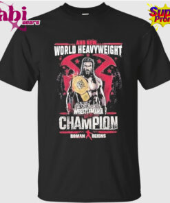 Roman Reigns WrestleMania Las Vegas World Heavyweight Champion T-Shirt
