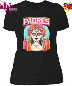 San Diego Padres La Catrina T Shirt 4.jpg
