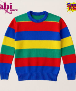 Stranger Things Season 5 Jake Connelly Striped Ugly Sweater