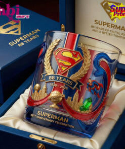 Superman 88th Anniversary Glass – Hero Legacy Edition