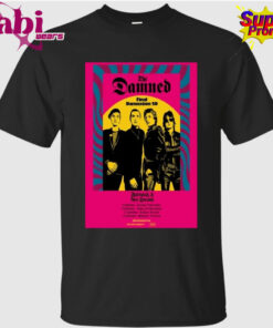 The Damned Au & New Zealand 2026 Tour Poster T-Shirt