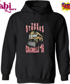 The Strokes Coachella 2026 Indio California Merch Vintage Bus Art T Shirt 2.jpg