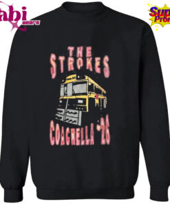 The Strokes Coachella 2026 Indio California Merch Vintage Bus Art T Shirt 3.jpg