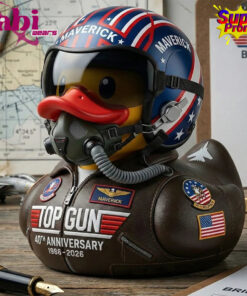 Top Gun 40th Anniversary Maverick Pilot Rubber Duck