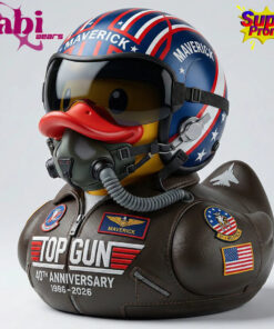 Top Gun 40th Anniversary Maverick Pilot Rubber Duck