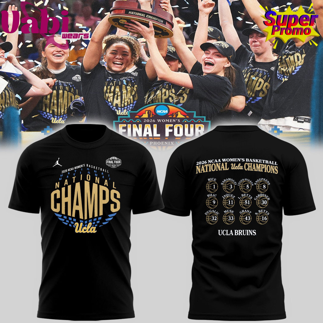 UCLA Bruins 2026 Women's Basketball Final Four Champions Tee UCLA Bruins 2026 Women's Basketball Final Four Champions Tee
