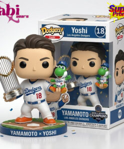 Yamamoto × Yoshi LA Dodgers World Champions Series Collectible Pop! Figure