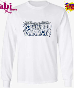 Yoshinobu Yamamoto World Los Angeles Baseball T Shirt 3.jpg