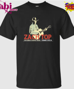 Zach Top 2026 Cold Beer And Country Music Tour T-Shirt