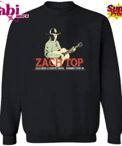 Zach Top 2026 Cold Beer And Country Music Tour T Shirt 3.jpg
