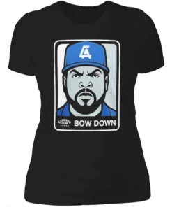 2026 LA Dodgers Ice Cube Bow Down Womensshirt.webp