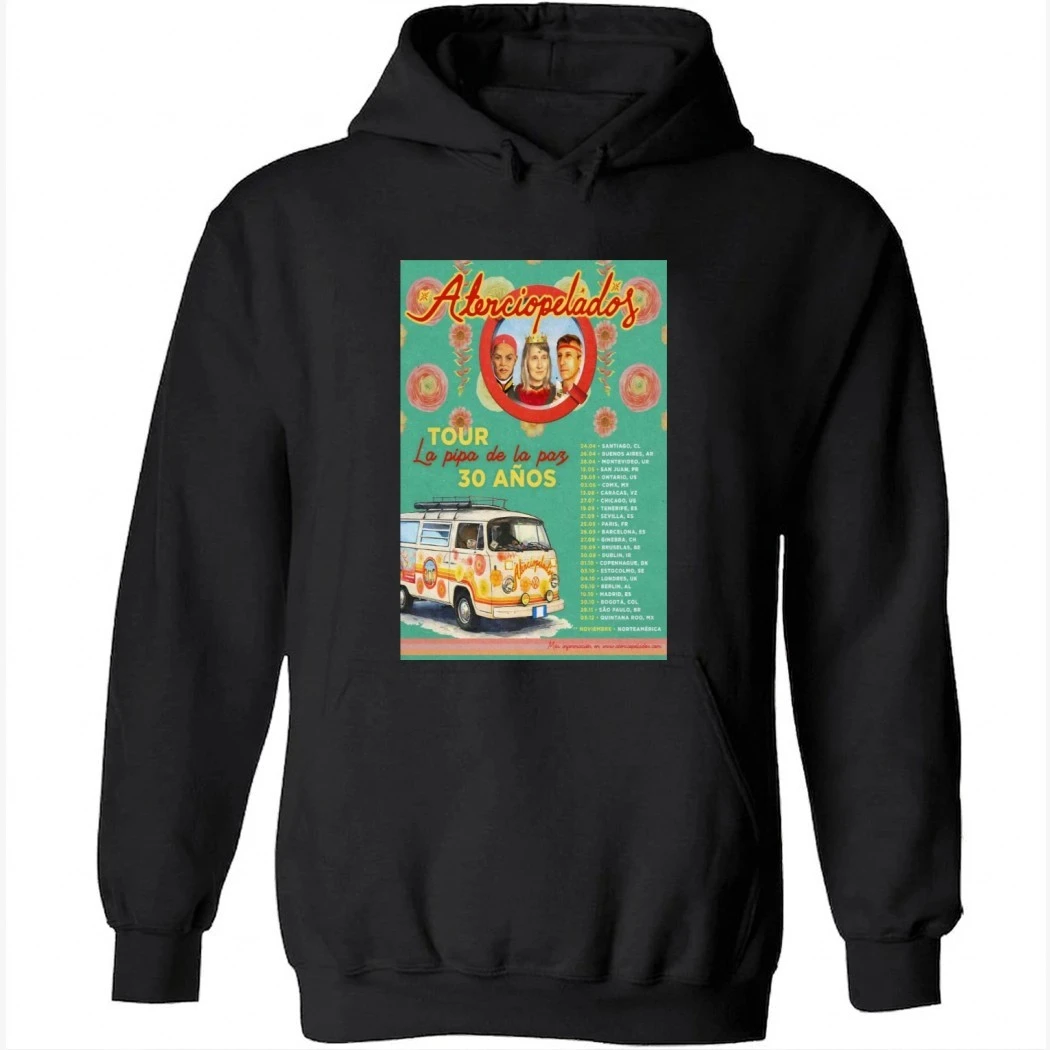 Aterciopelados 2026 Tour La Pipa De La Paz Poster Shirt Aterciopelados 2026 Tour La Pipa De La Paz Poster Shirt