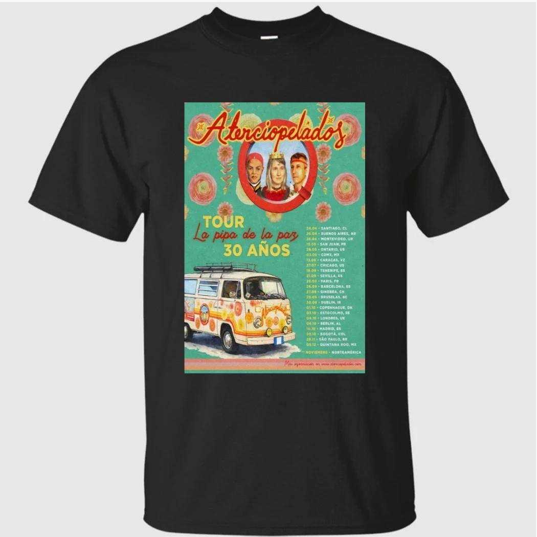 Aterciopelados 2026 Tour La Pipa De La Paz Poster Shirt Aterciopelados 2026 Tour La Pipa De La Paz Poster Shirt