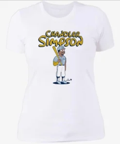Chandler Simpson At the Bat Shirt 3 Chandler Simpson At the Bat Womenshirt.webp