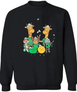 Dallas Stars Cartoon Group Illustration Longsleve.webp