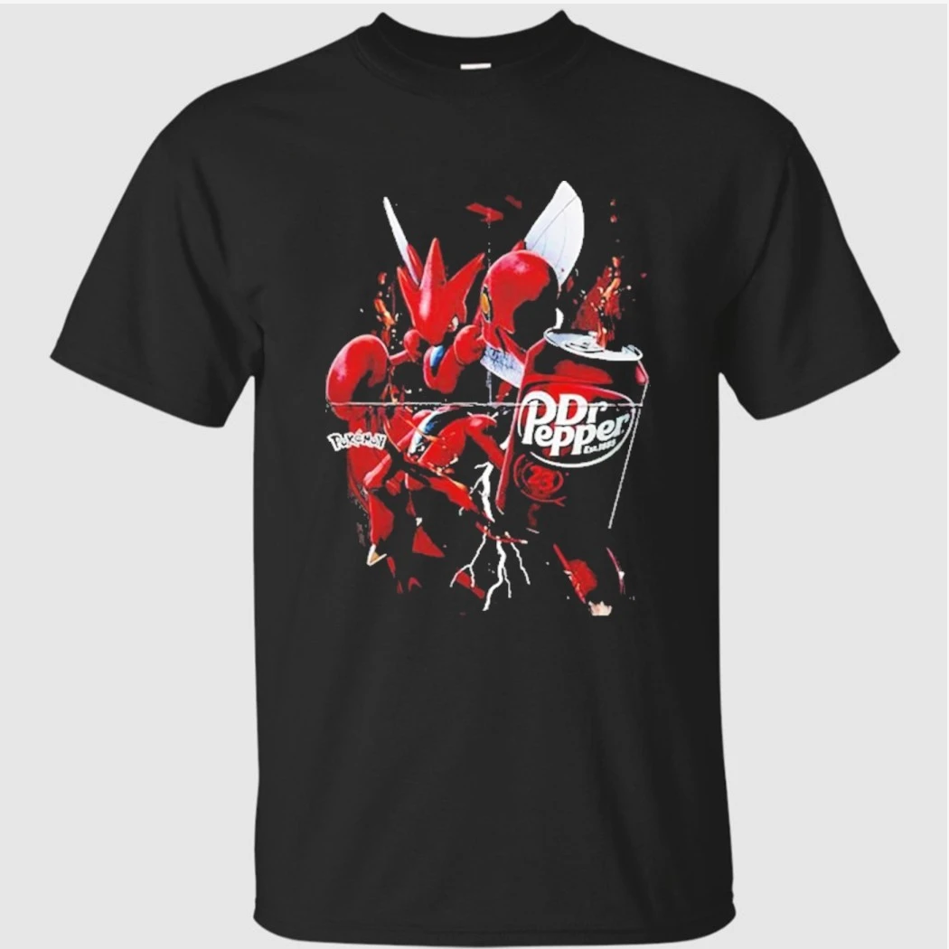 Dr Pepper Pokemon Scizor Shirt Dr Pepper Pokemon Scizor Shirt