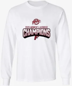 Fairfield University MAAC Womens Lacrosse Champions 2026 logo Longsleve.webp