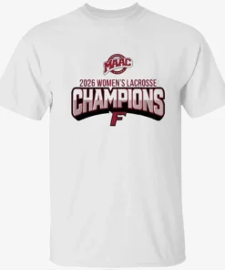Fairfield University MAAC Women’s Lacrosse Champions 2026 logo Shirt