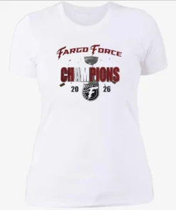 Fargo Force USHL Clark Cup Final Champions 2026 Womenshirt.webp