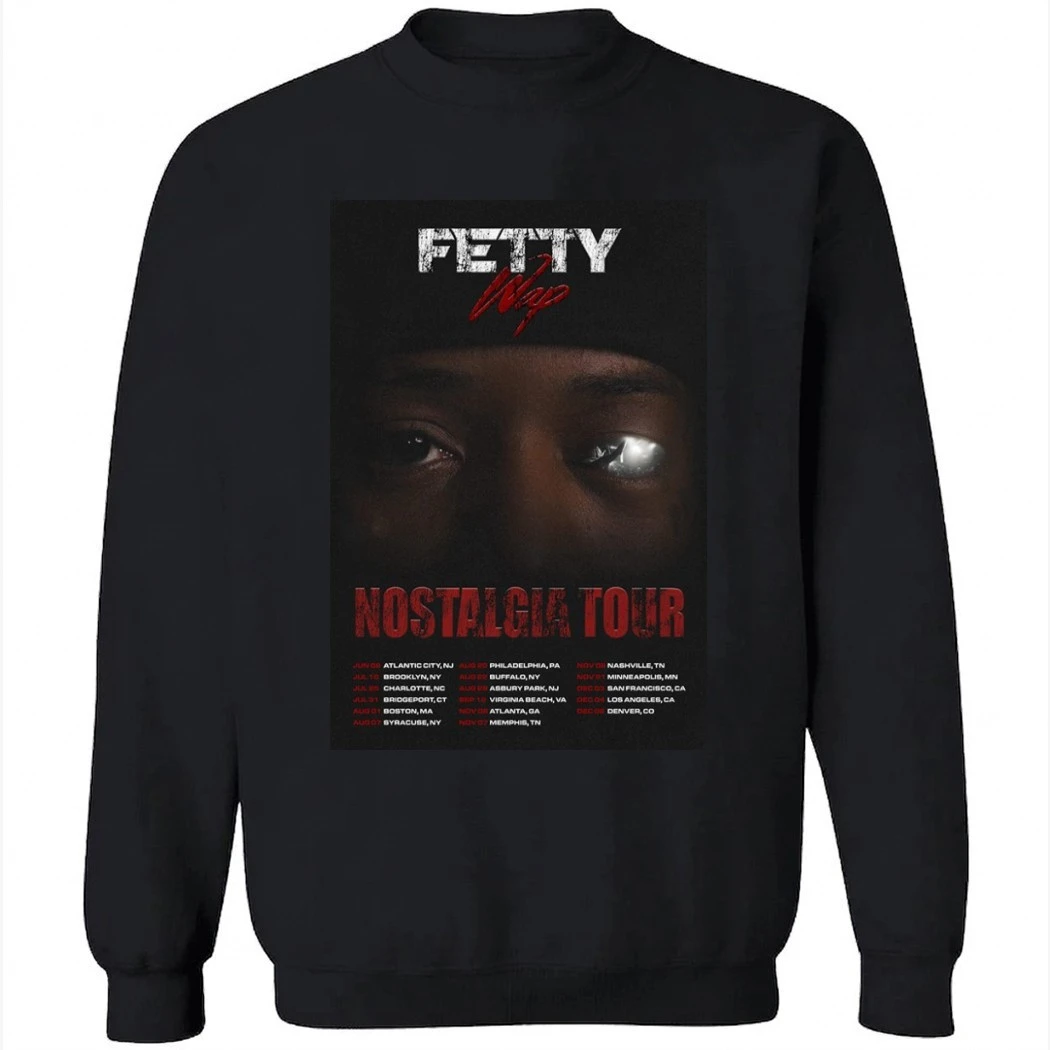 Fetty Wap 2026 Nostalgia Tour Poster Shirt Fetty Wap 2026 Nostalgia Tour Poster Shirt