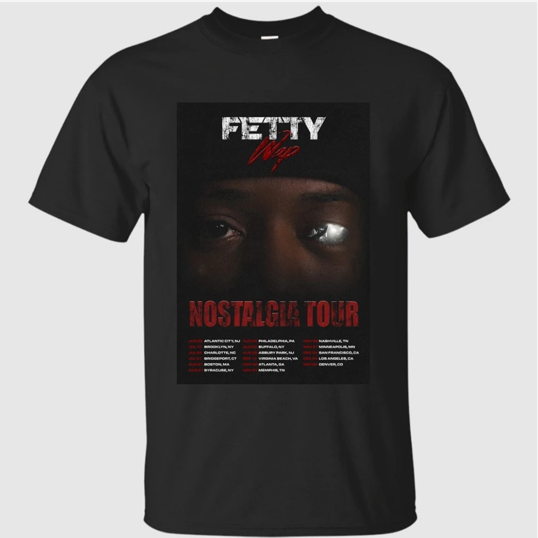 Fetty Wap 2026 Nostalgia Tour Poster Shirt Fetty Wap 2026 Nostalgia Tour Poster Shirt