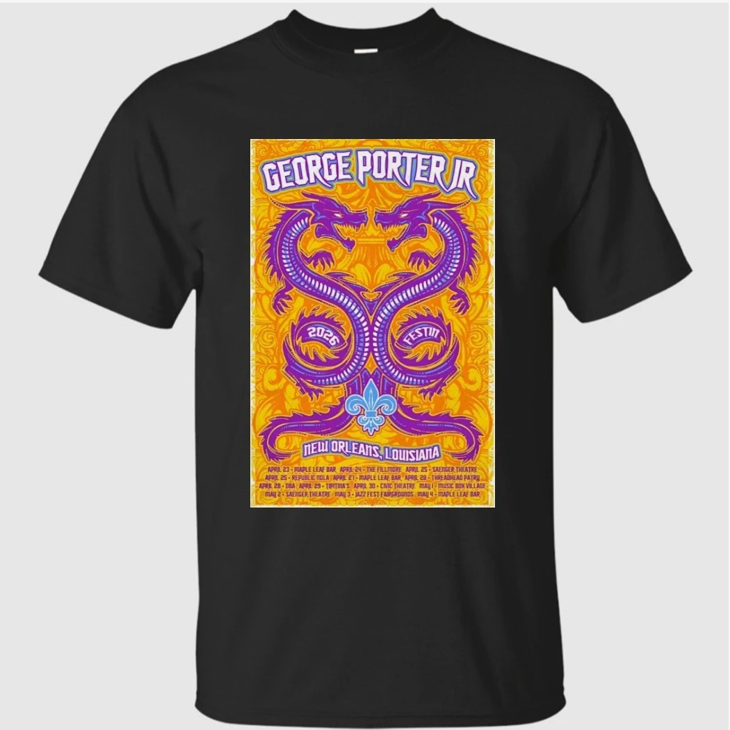 George Porter JR. Jazz Fest 2026 New Orleans LA Shirt George Porter JR. Jazz Fest 2026 New Orleans LA Shirt