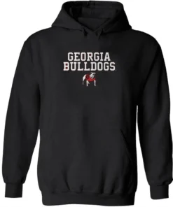 Georgia Bulldogs Text Logo Stack Shirt