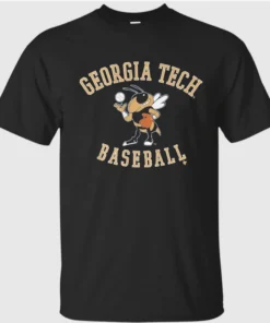 Georgia Tech Baseball Buzz Logo Shirt