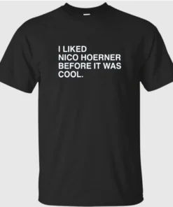 I Liked Nico Hoerner Before It Was Cool Shirt I Liked Nico Hoerner Before It Was Cool Shirt