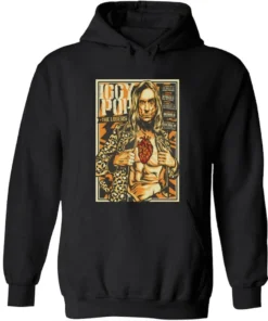 Iggy Pop Band Live Tour April 2026 Poster Shirt