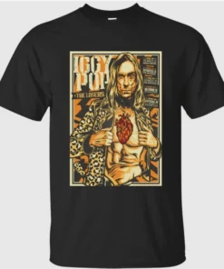 Iggy Pop Band Live Tour April 2026 Poster Shirt Iggy Pop Band Live Tour April 2026 Poster Shirt