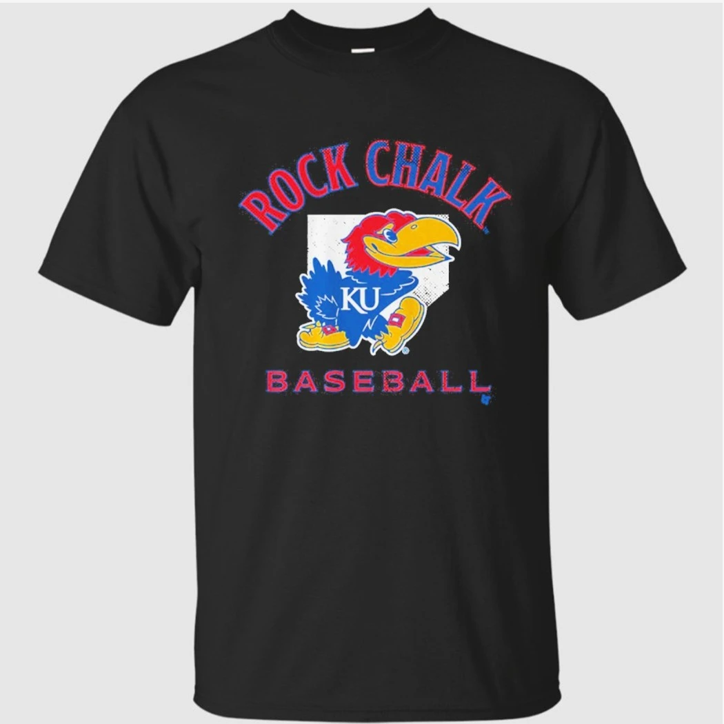 Kansas Baseball Home Plate Shirt Kansas Baseball Home Plate Shirt