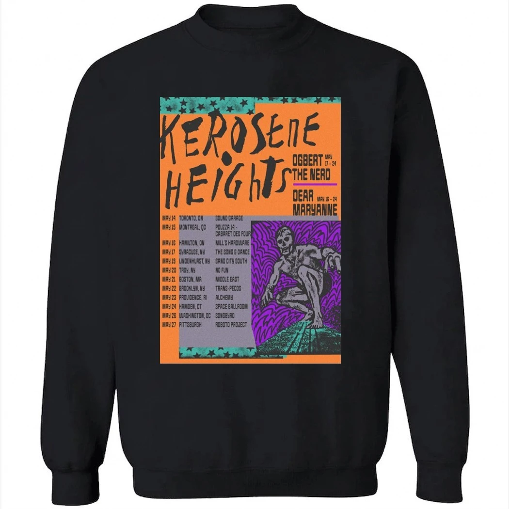 Kerosene Heights Tour 2026 Poster Shirt Kerosene Heights Tour 2026 Poster Shirt
