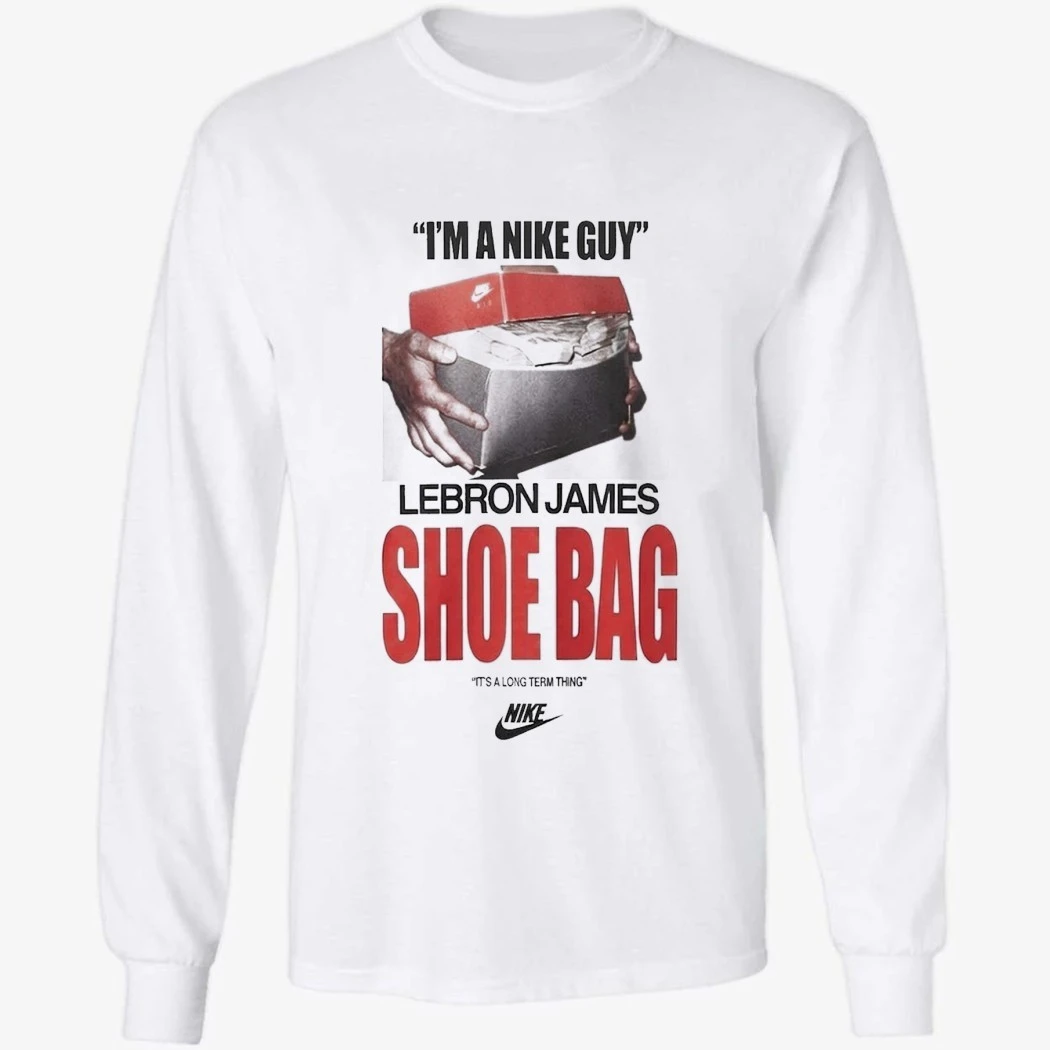 Lebron James Shoe Bag Shirt Rubber Band And A Shoebox Photo Shirt Lebron James Shoe Bag Shirt Rubber Band And A Shoebox Photo Shirt