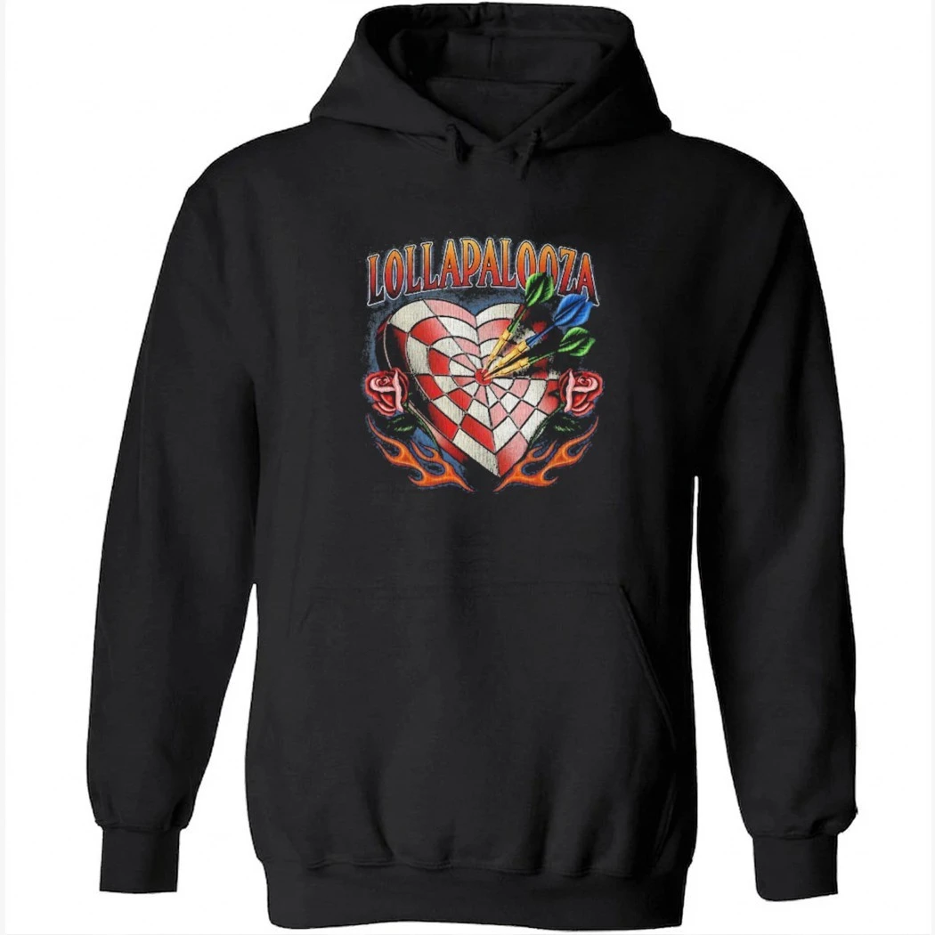 Lollapalooza 2026 At Grant Park In Chicago IL On July 30 August 2 2026 Dartboard Shirt Lollapalooza 2026 At Grant Park In Chicago IL On July 30 August 2 2026 Dartboard Shirt