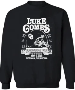 Luke Combs May 9 2026, Norman OK Shirt 2 Luke Combs May 9 2026 Norman OK Longsleve.webp