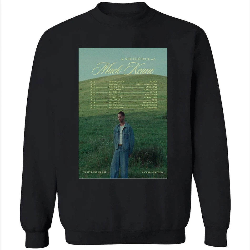 Mack Keane Fall Tour 2026 Poster Shirt Mack Keane Fall Tour 2026 Poster Shirt
