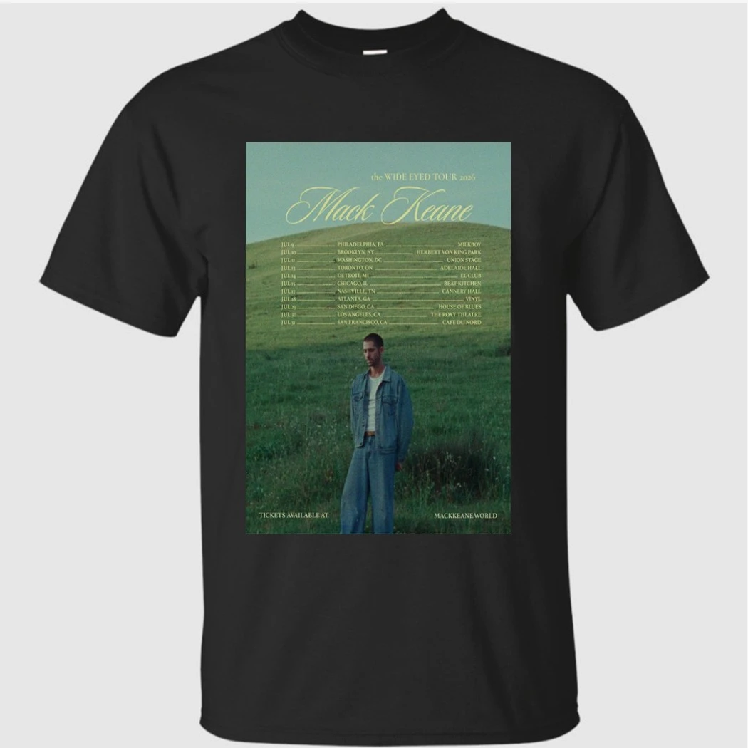 Mack Keane Fall Tour 2026 Poster Shirt Mack Keane Fall Tour 2026 Poster Shirt