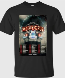 Motley Crue Tour 2026 Poster Shirt