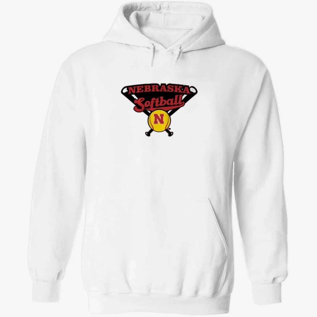 Nebraska Softball Crossed Bats Shirt Nebraska Softball Crossed Bats Shirt