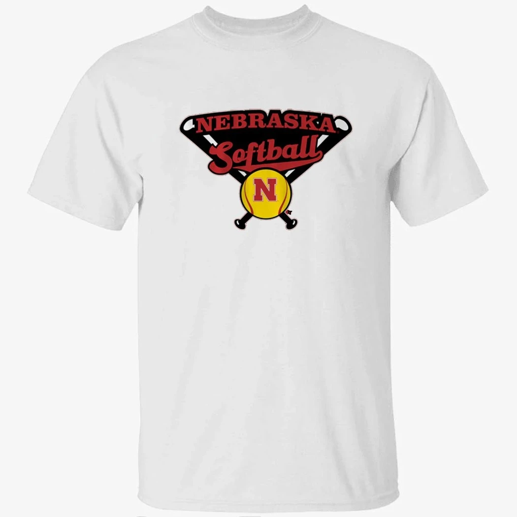 Nebraska Softball Crossed Bats Shirt Nebraska Softball Crossed Bats Shirt