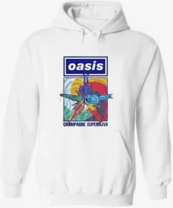 Oasis Champagne Supernova Band Floor Lay Shirt