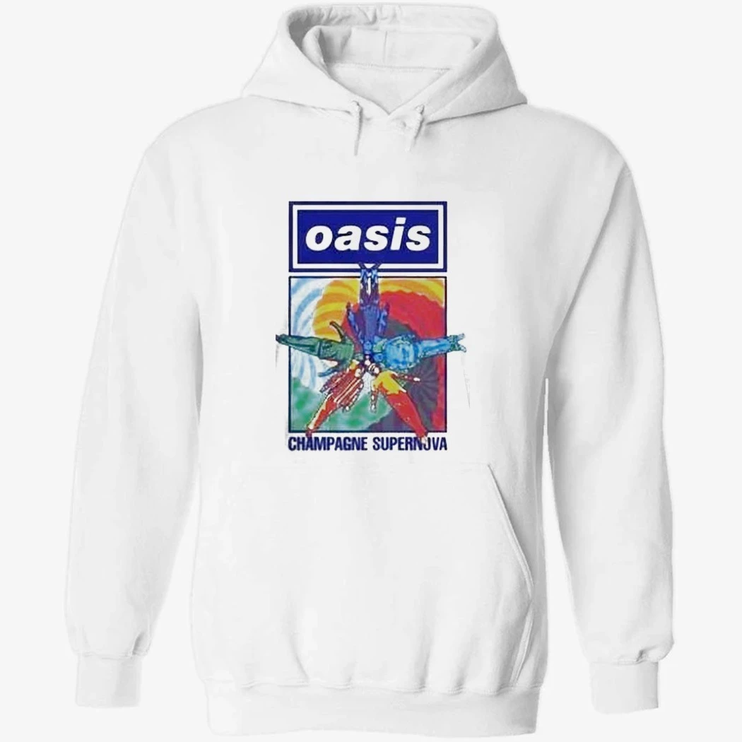 Oasis Champagne Supernova Band Floor Lay Shirt Oasis Champagne Supernova Band Floor Lay Shirt