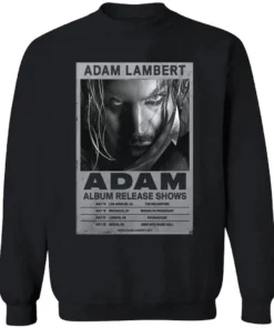 ADAM ALBUM RELEASE SHOWS 2026 Poster Shirt 2 Official ADAM ALBUM RELEASE SHOWS 2026 Poster Longsleve.webp