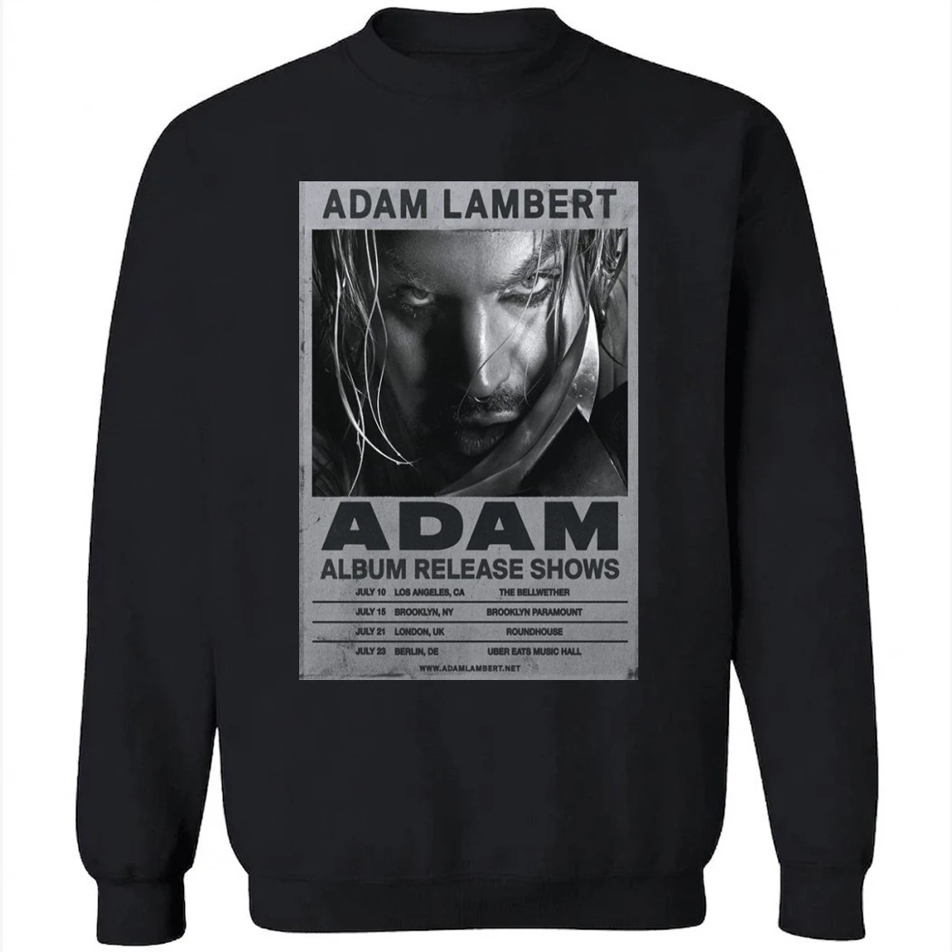 ADAM ALBUM RELEASE SHOWS 2026 Poster Shirt ADAM ALBUM RELEASE SHOWS 2026 Poster Shirt
