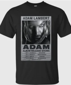 ADAM ALBUM RELEASE SHOWS 2026 Poster Shirt