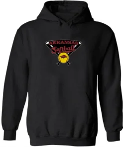 Arkansas Softball Crossed Bats Shirt