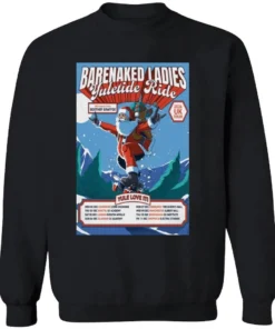 Official Barenaked Ladies Yuletide Ride Uk Tour 2026 Poster Longsleve.webp