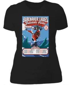 Official Barenaked Ladies Yuletide Ride Uk Tour 2026 Poster Womensshirt.webp