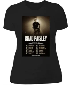 Brad Paisley World Tour 2026 Poster Shirt 3 Official Brad Paisley World Tour 2026 Poster Womensshirt.webp